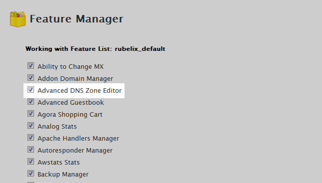 Включаем/выключаем "Advanced DNS Zone Editor"