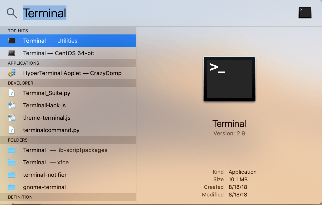 control + space - Terminal