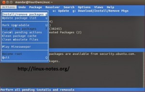 Aptitude package tool на Debian, Ubuntu и Mint Linux