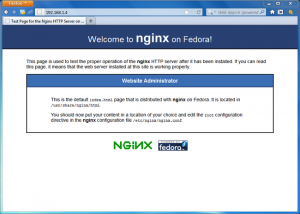 Nginx и PHP5 с PHP-FPM и MySQL на fedora