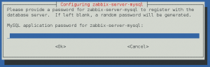 установка пароля для zabbix-server-mysql