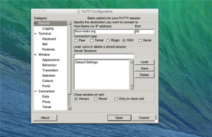 Установка PuTTY на Mac OS X