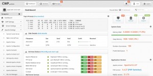 CWP admin panel