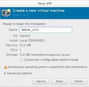 Настройка имени для VM в KVM