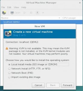 Установка vmmanager 5 kvm