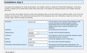 Насстройка PowerAdmin