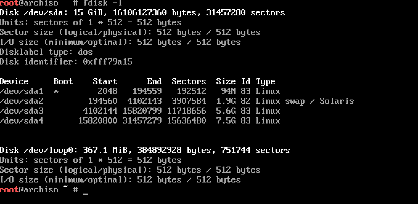 Установка archlinux на ssd